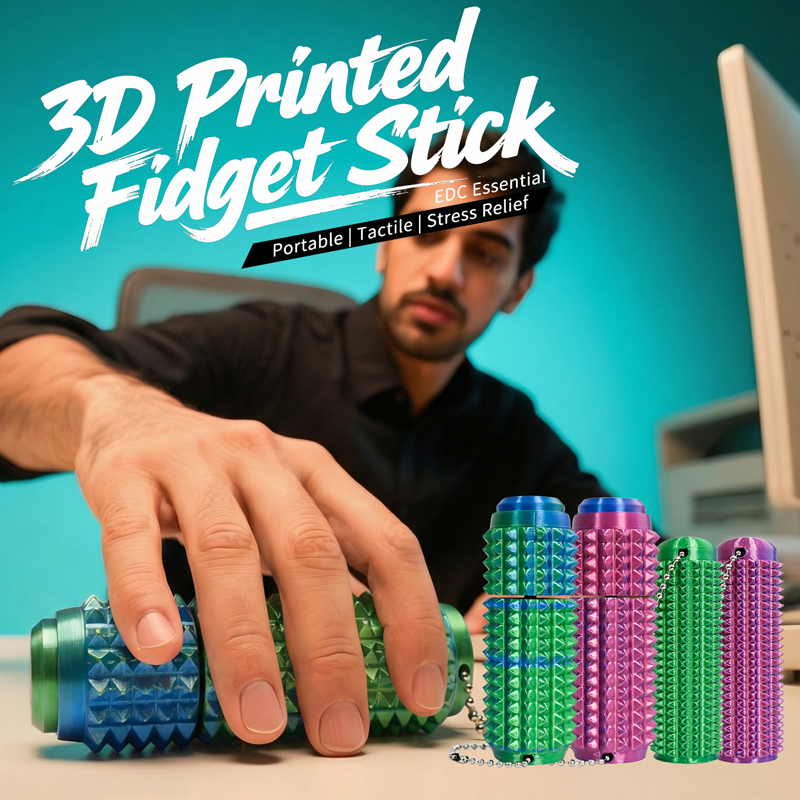 3D Printed Little Ouchie Fidge - 3D Printing Keychain recension och pris