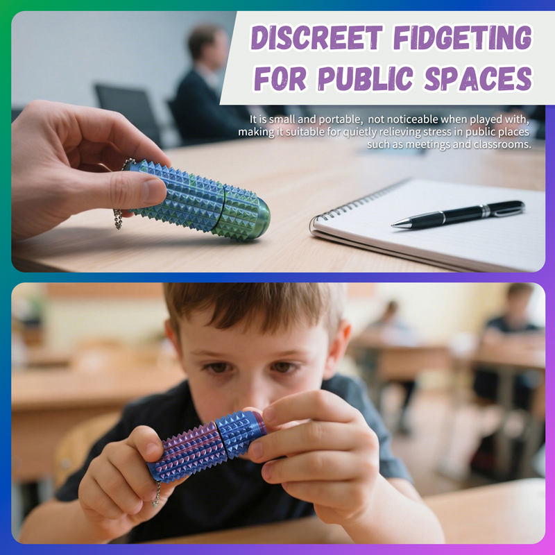 3D Printed Little Ouchie Fidge - 3D Printing Keychain recension och pris