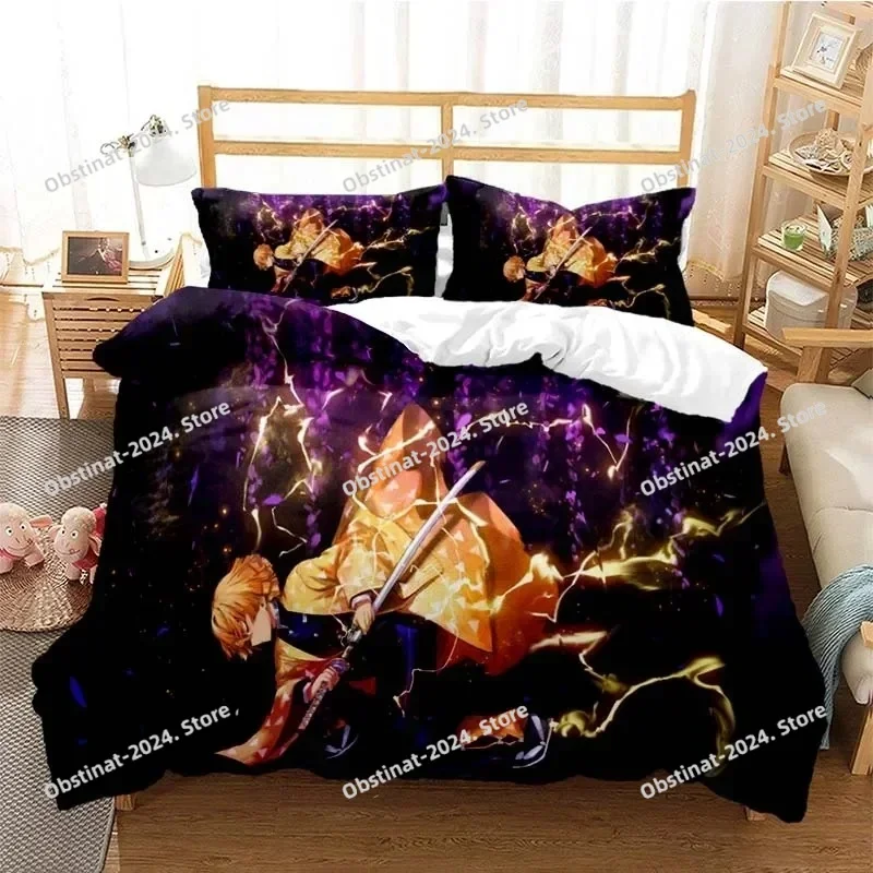3D Anime Demon Slayer Bedding  - 3D Printing Case recension och pris