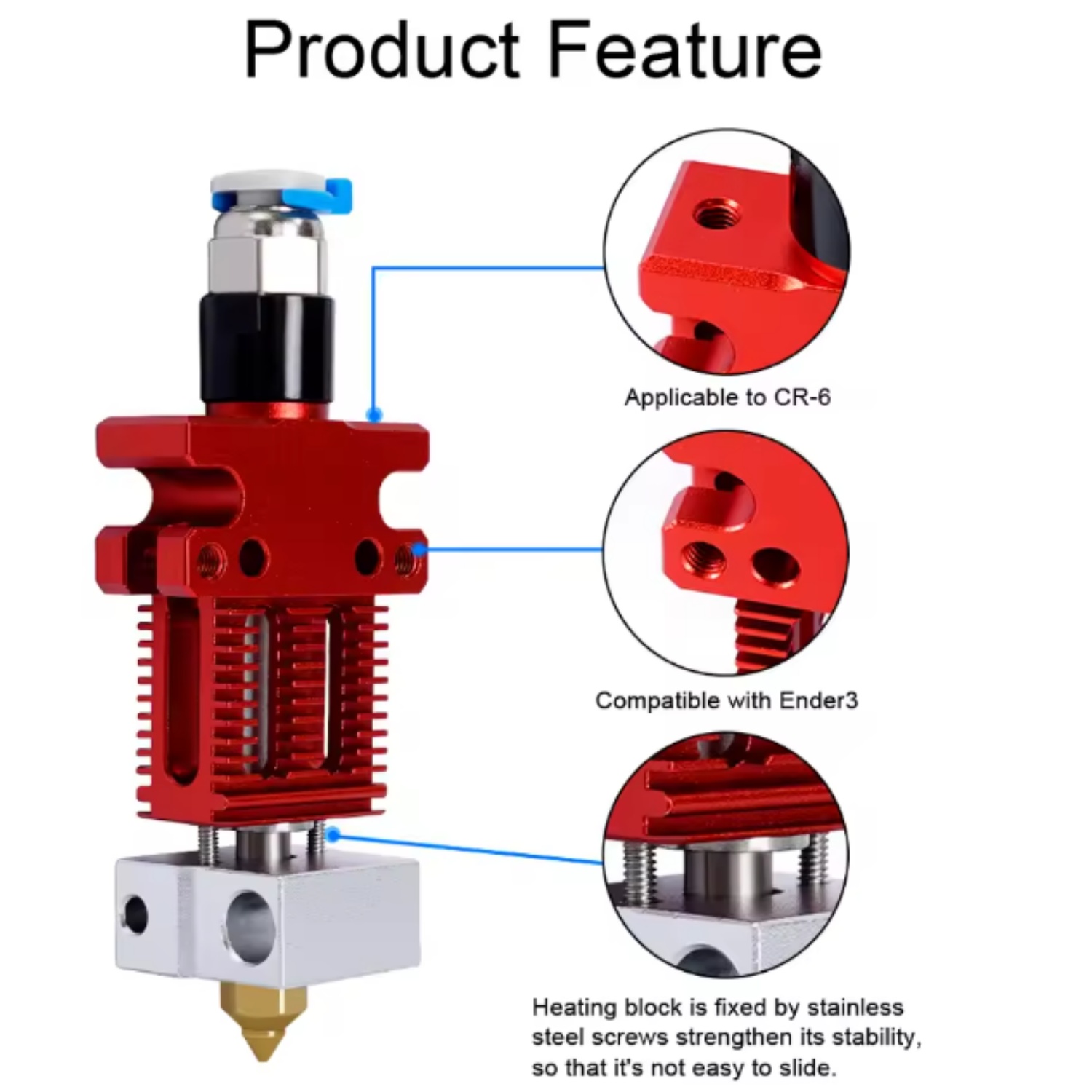 Creality CR-6 SE Hotend Kit, A - 3D Printing News recension och pris