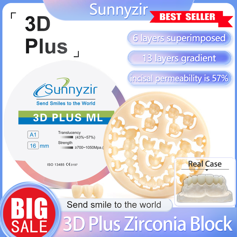 Sunnyzir A1-A4 Zirconia Block  - 3D Printing Lego recension och pris