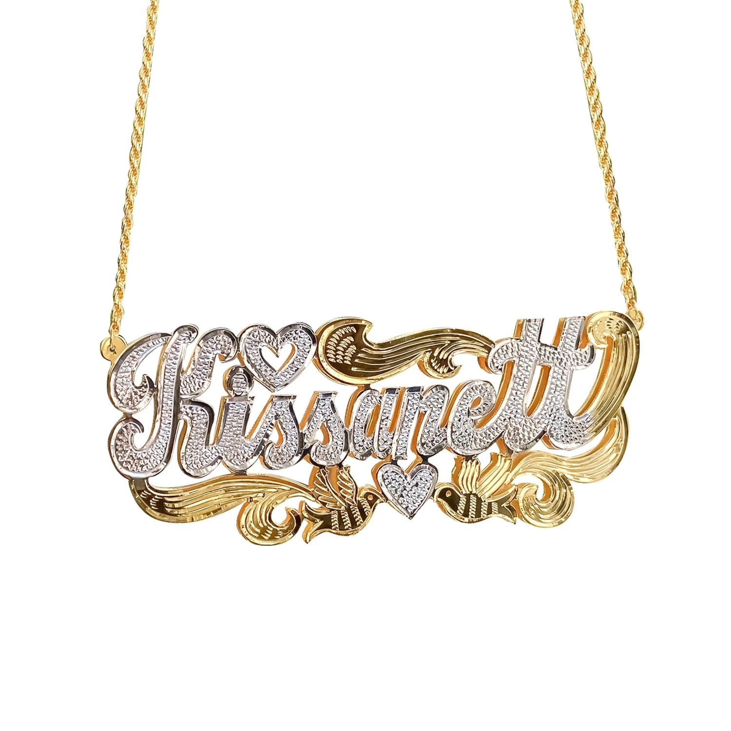Zciti Custom Name Necklace 18K - 3D Printing Jewellery recension och pris