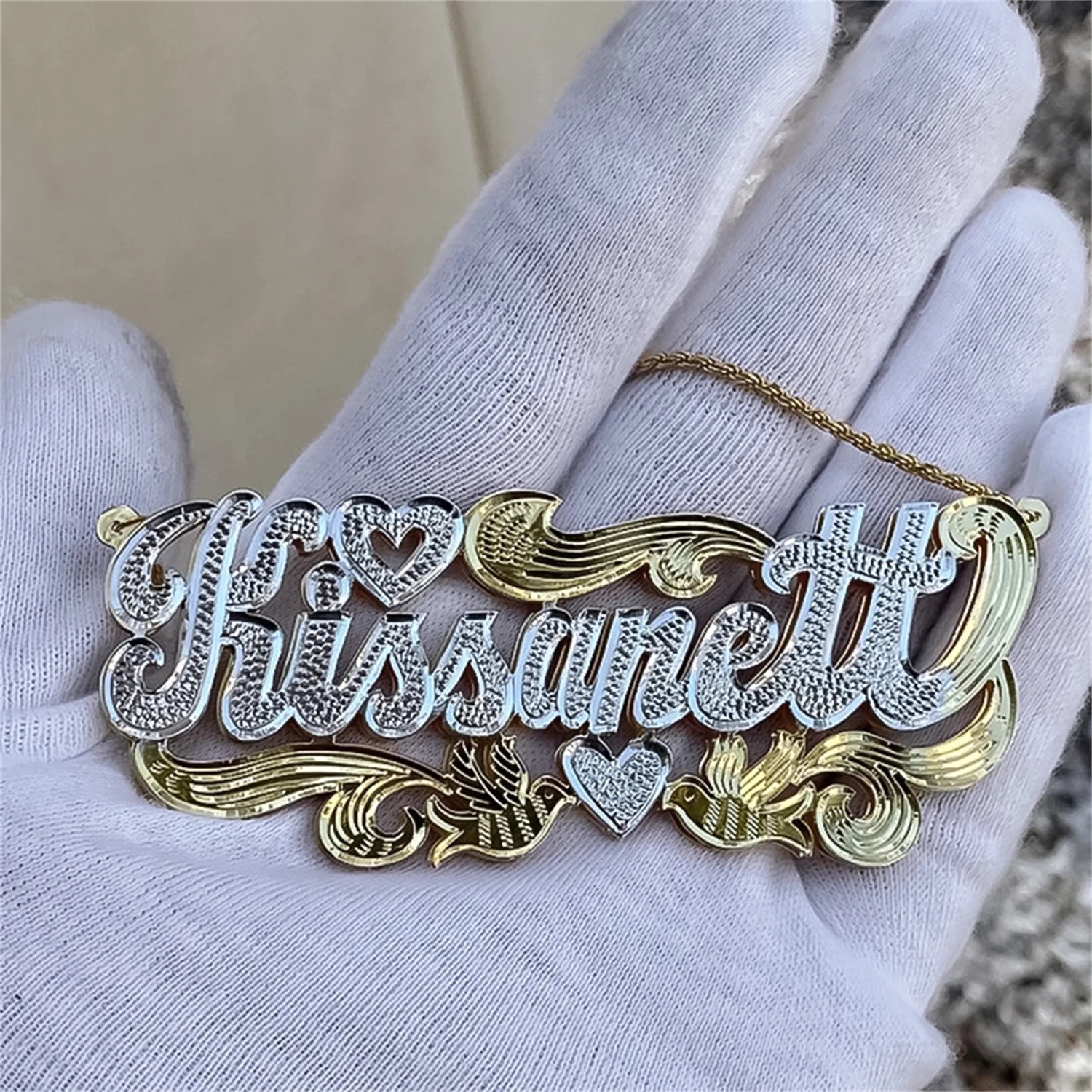 Zciti Custom Name Necklace 18K - 3D Printing Jewellery recension och pris