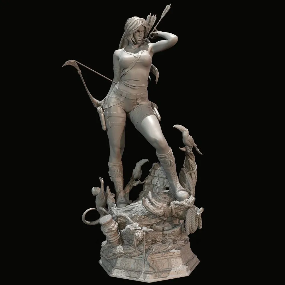 Ancient Tomb Lady Laura 3d Pri - 3D Printing Ptc recension och pris