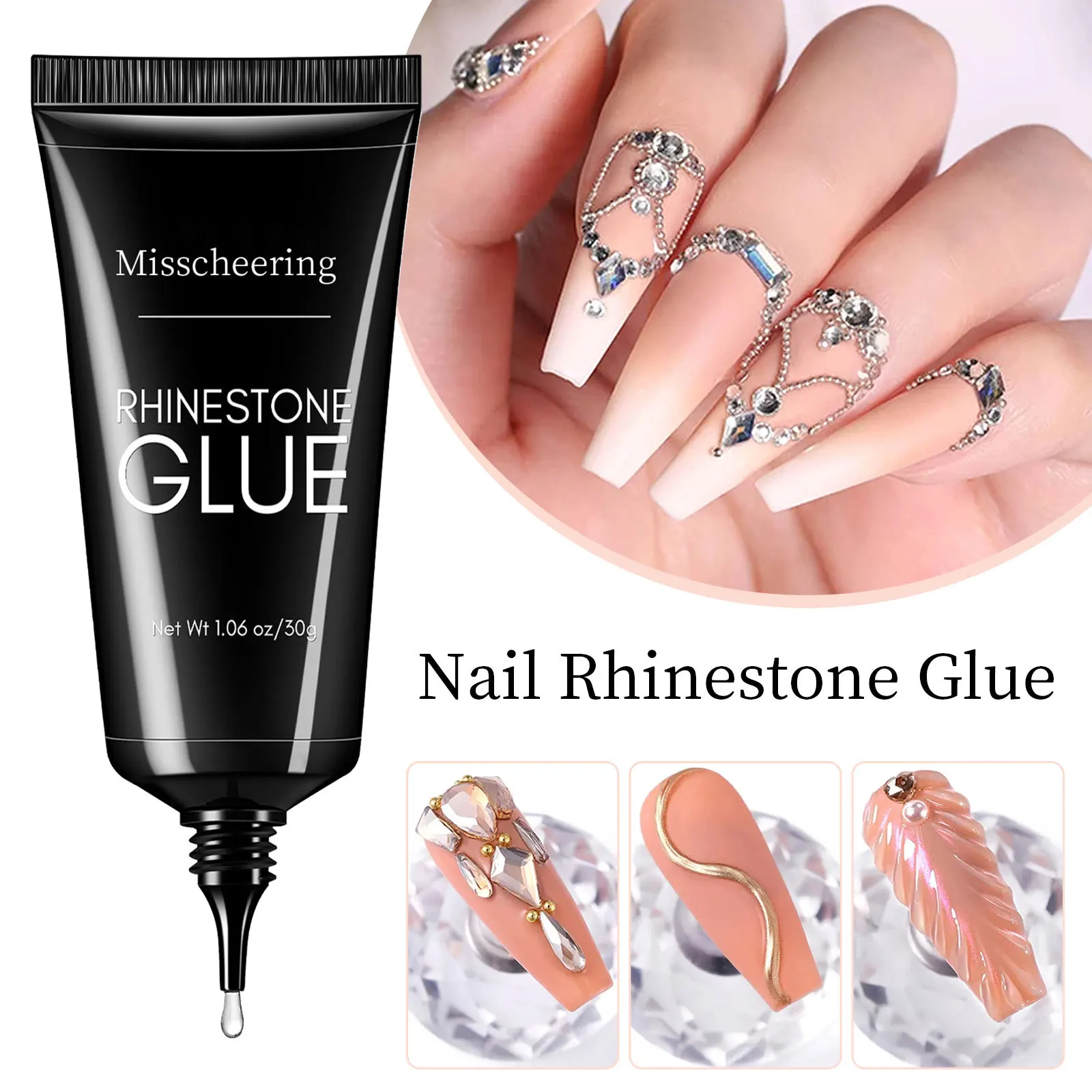 Nail Rhinestone Glue Gel for D - 3D Printing Jewellery recension och pris