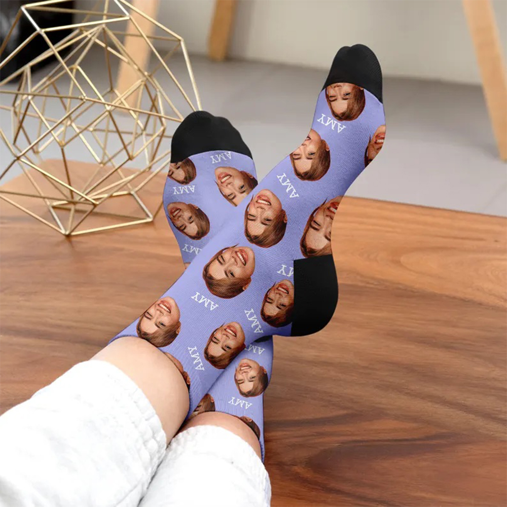 Fashion custom face socks 3d p - 3D Printing Youtube recension och pris