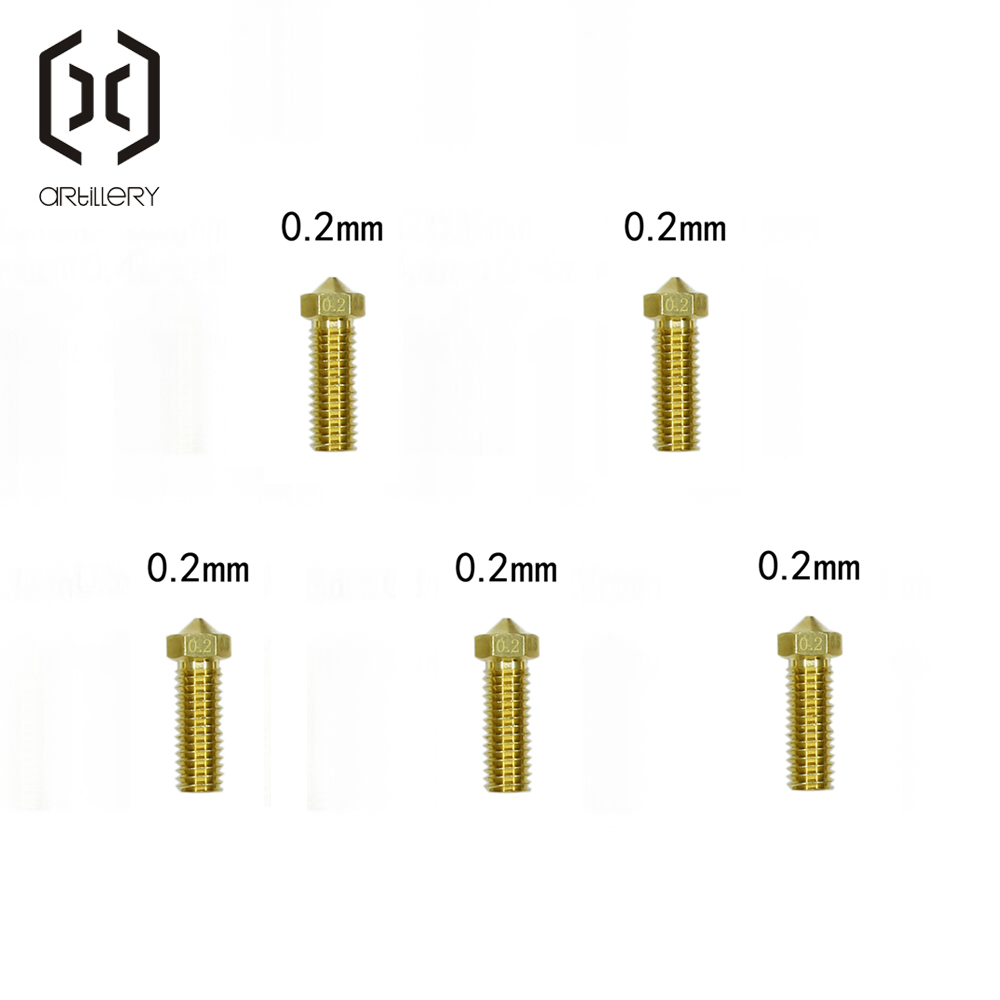 E3D Brass Nozzle 0.2/0.4/0.6/0 - 3D Printing News recension och pris
