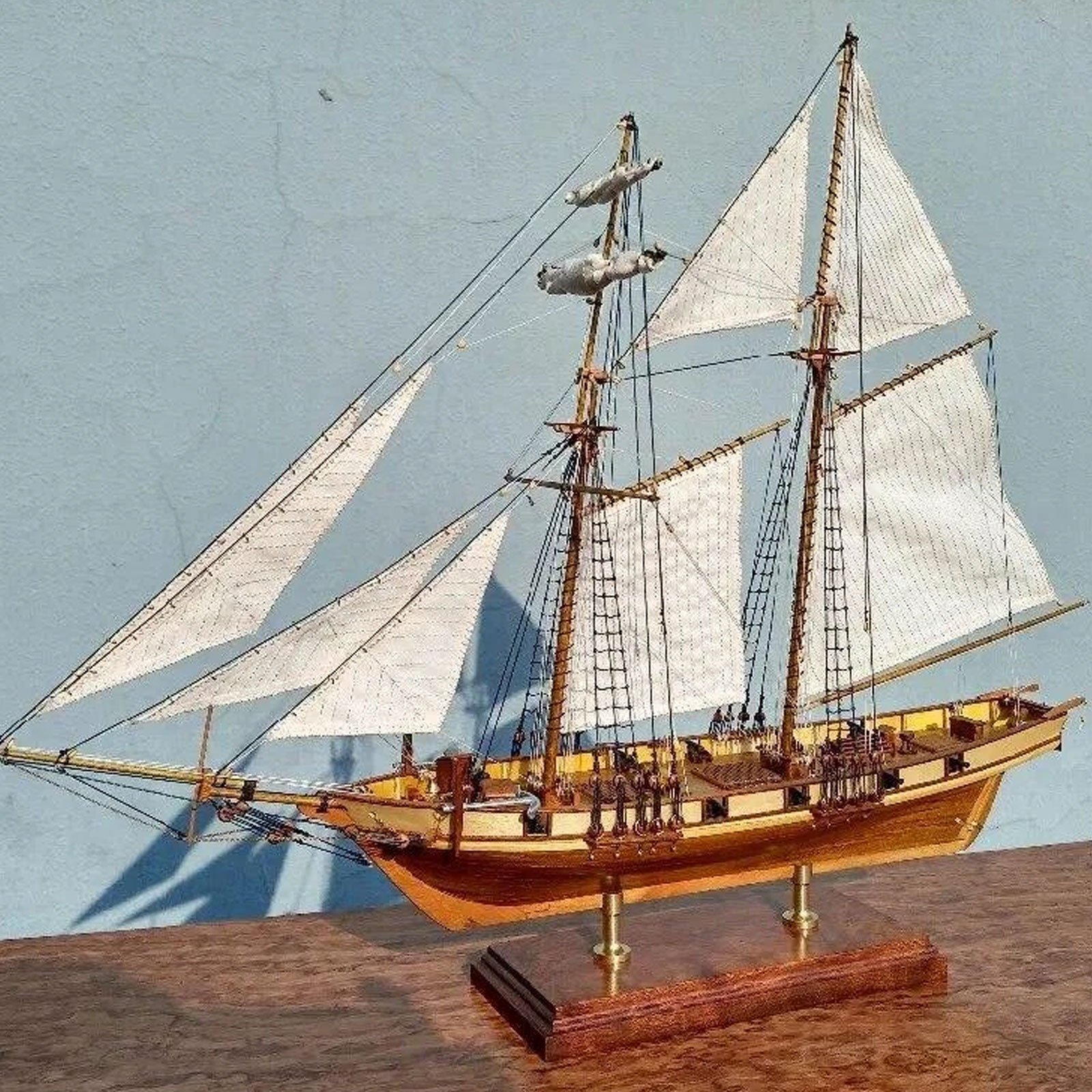 【Halcon Sailboat Wooden Model  - 3D Printing Lego recension och pris