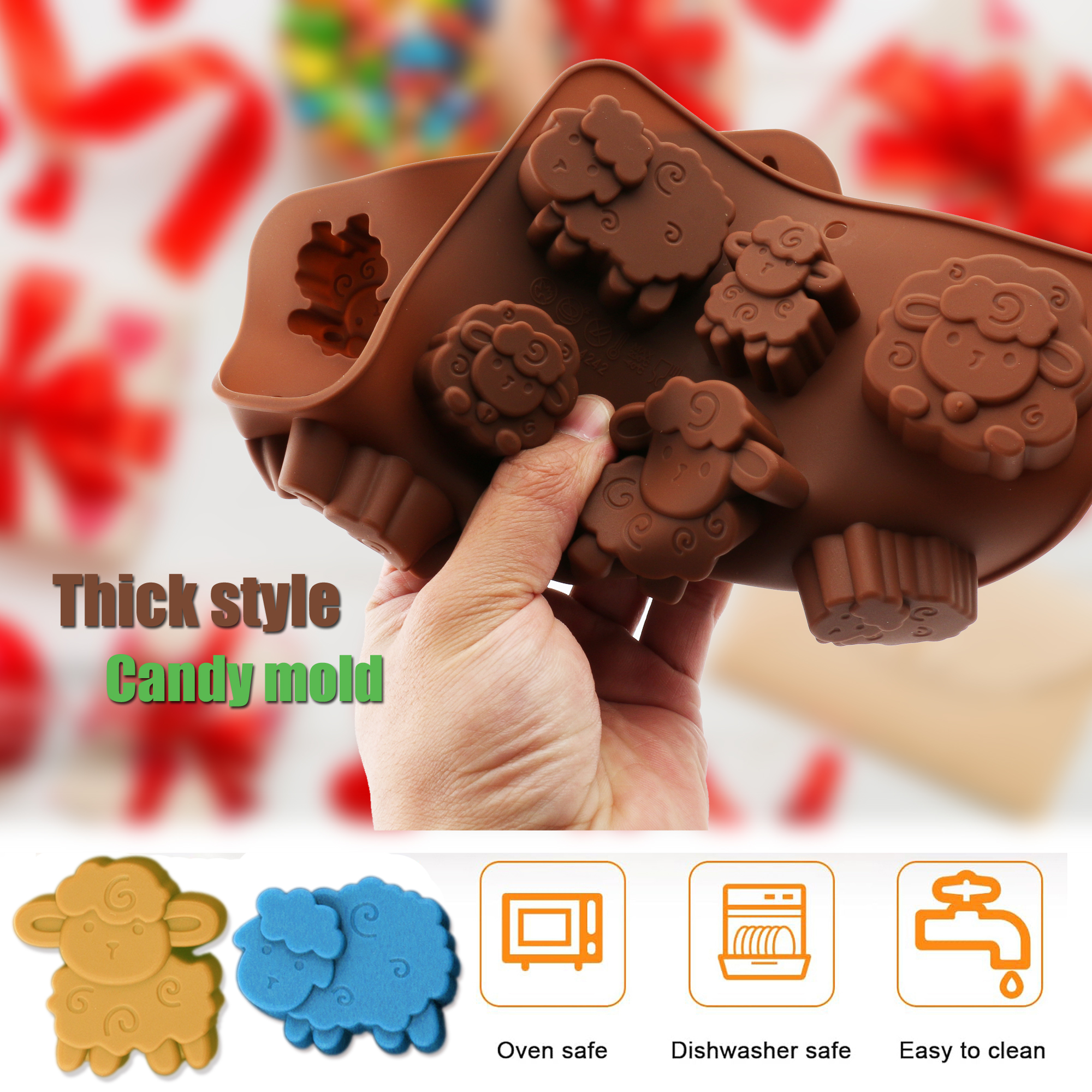 1pack silicone Eid lamb candy  - 3D Printing Model Free recension och pris