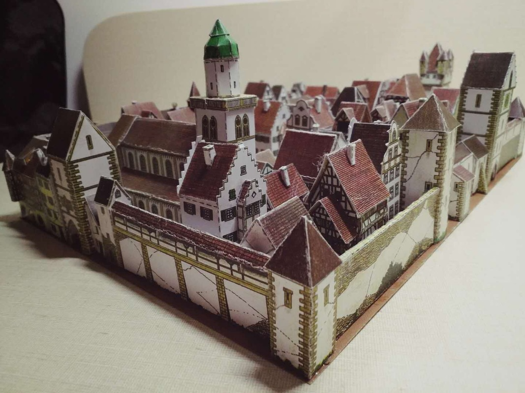 Medieval Town Building 3D Pape - 3D Printing Lego recension och pris