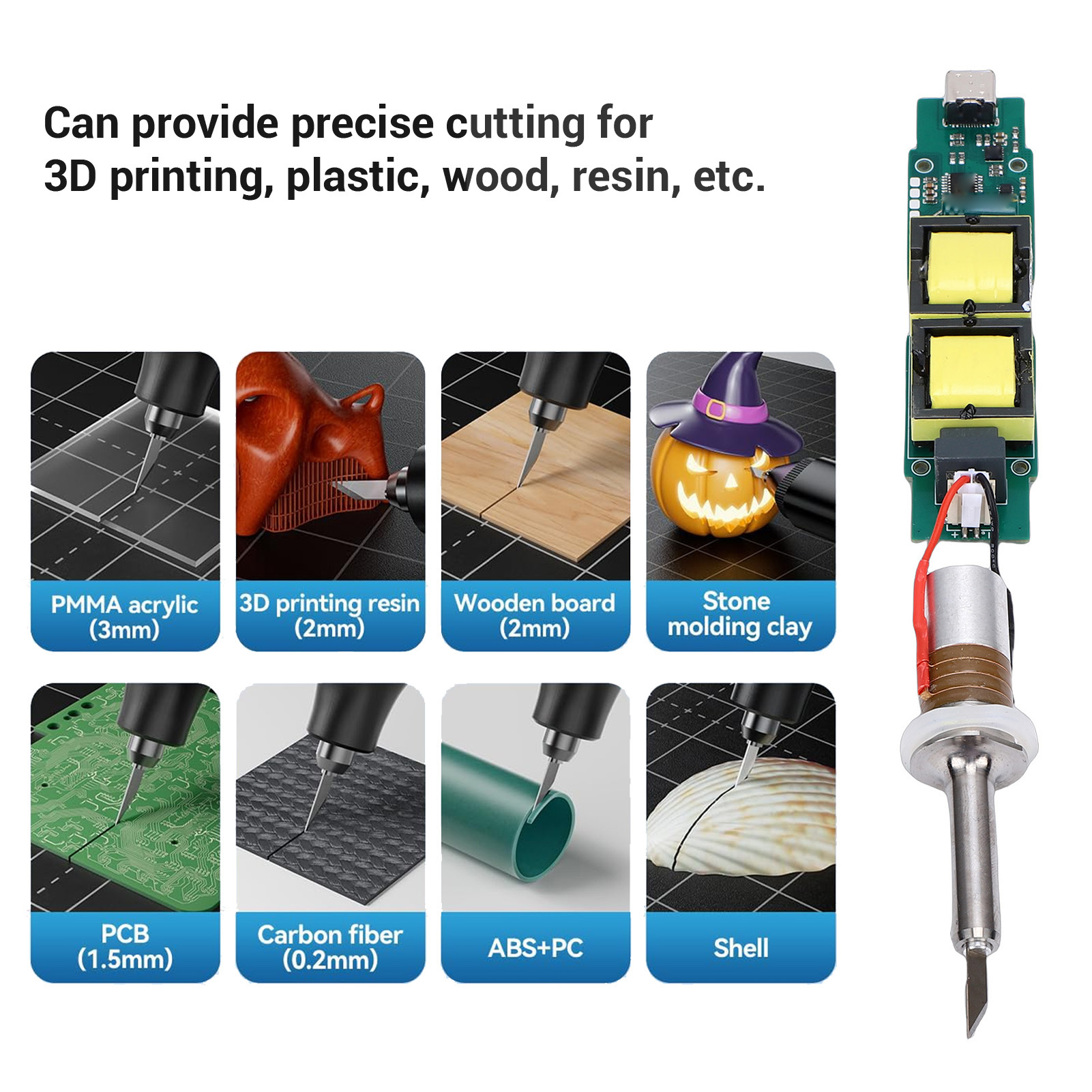 Ultrasonic Cutter Transducer K - 3D Printing Machine recension och pris