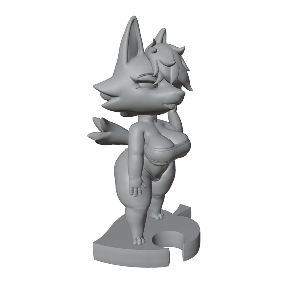 1/24foxy wolfy Anime Character - 3D Printing For Dummies recension och pris