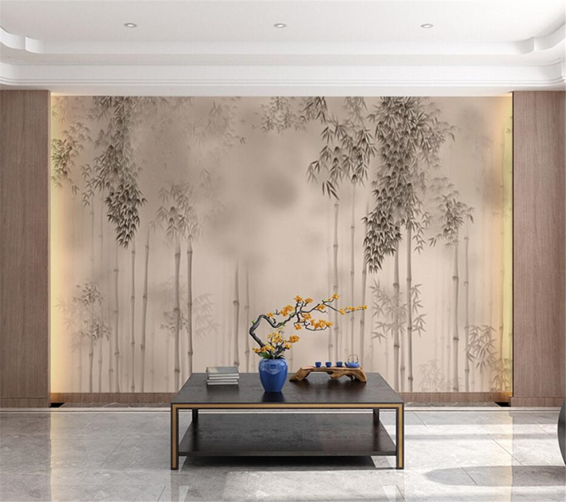 Custom bamboo mural wallpaper  - 3D Printing Heat Resistant Material recension och pris