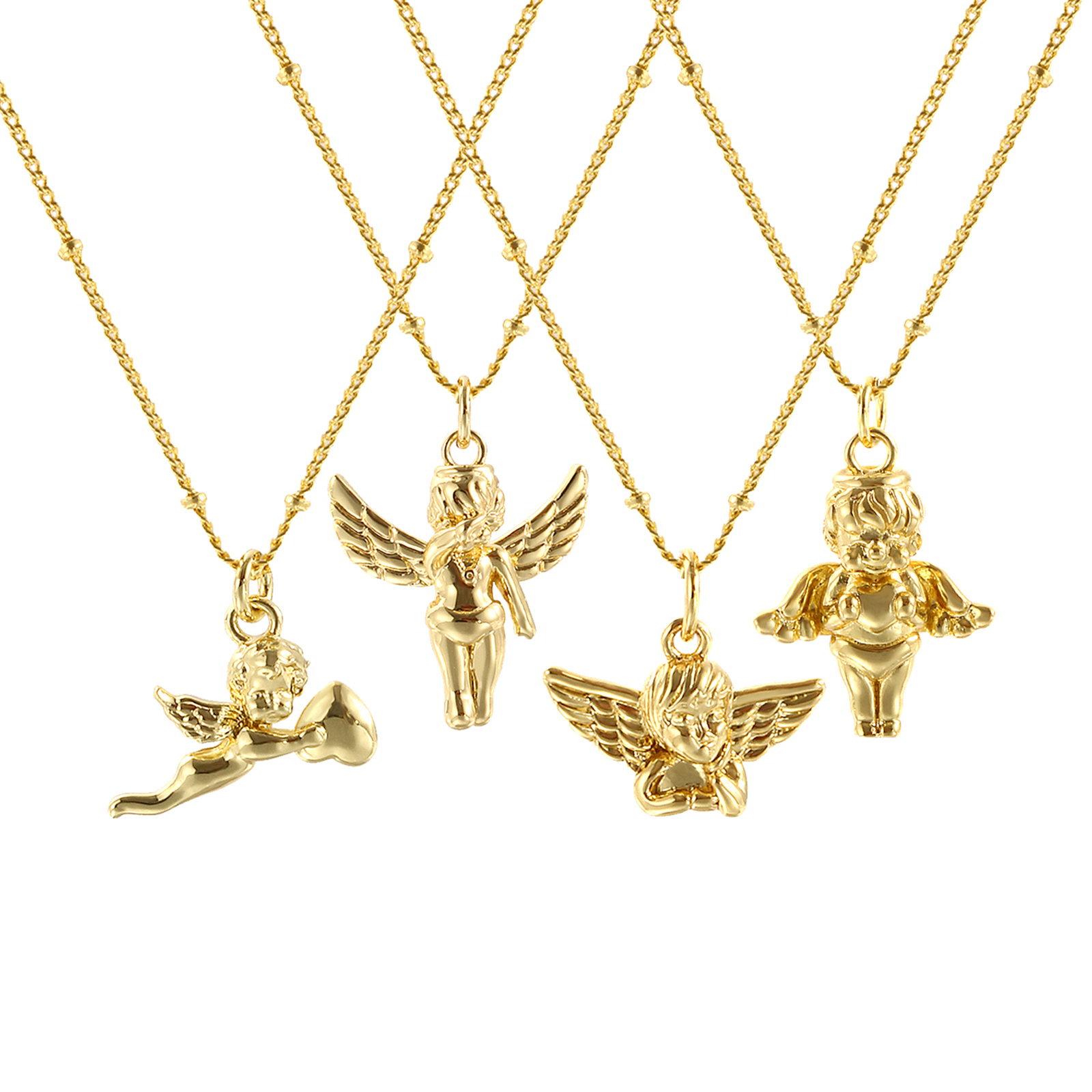 1pc Angel 3D Pendant Charm Nec - 3D Printing Jewellery recension och pris